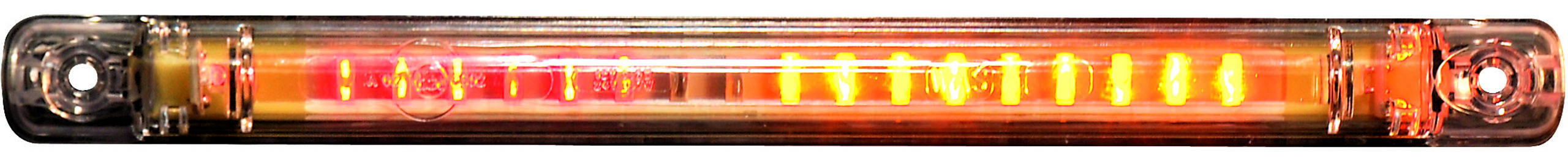 Strands Fiberoptisk Bak/Broms/Blinkers,237mm lång 12-24V Vitt glas - Bild 3