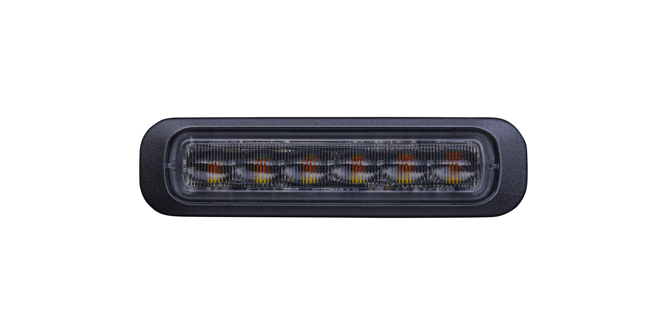 DARK KNIGHT BLIXTLJUS ORANGE 6 LED MÖRKTONAT GLAS - Bild 8