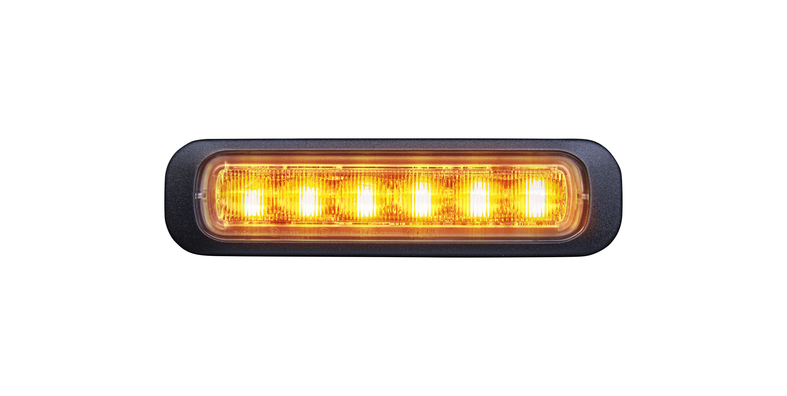 DARK KNIGHT BLIXTLJUS ORANGE 6 LED MÖRKTONAT GLAS - Bild 9