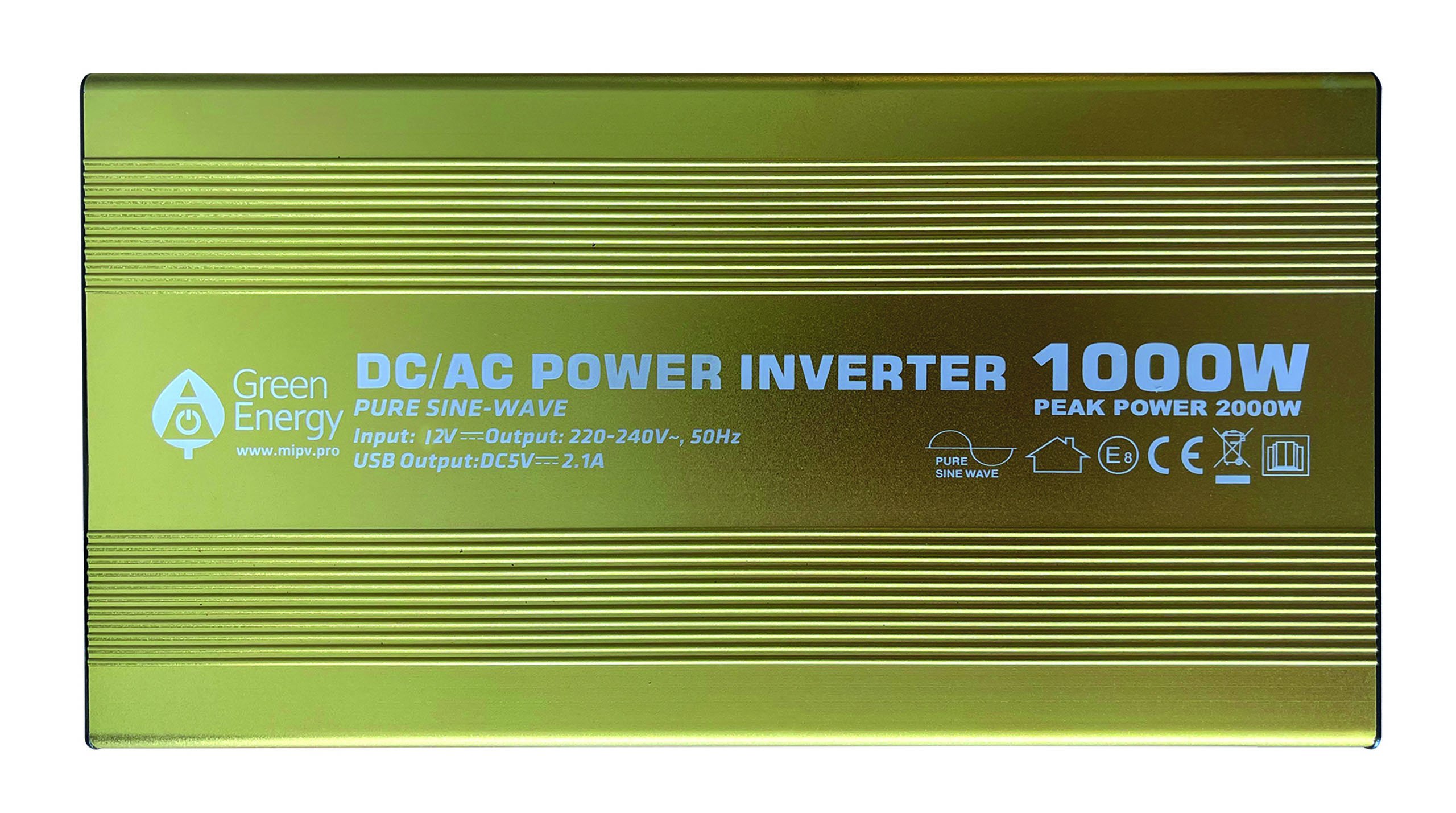 Omvandlare 1000W 12V DC 220-240V AC - Bild 2