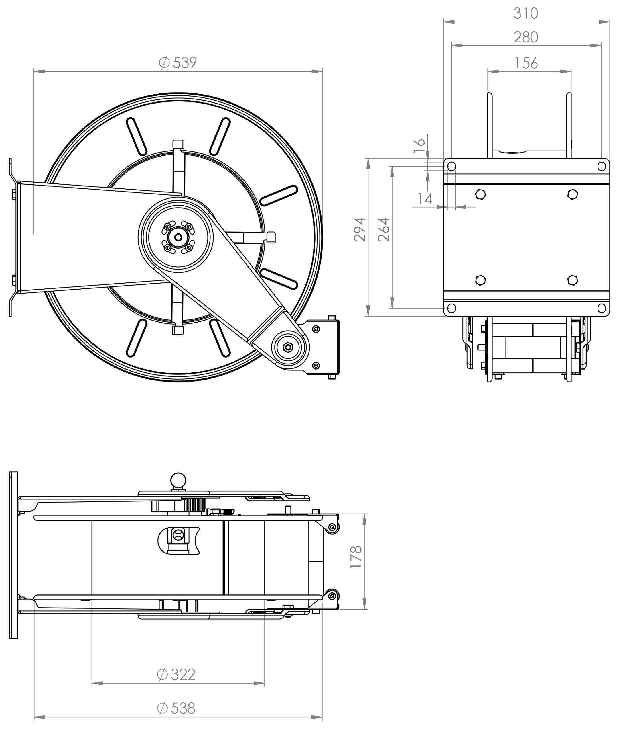 SLANGVINDA TOM RF 200B 1/2" 35 - Bild 2