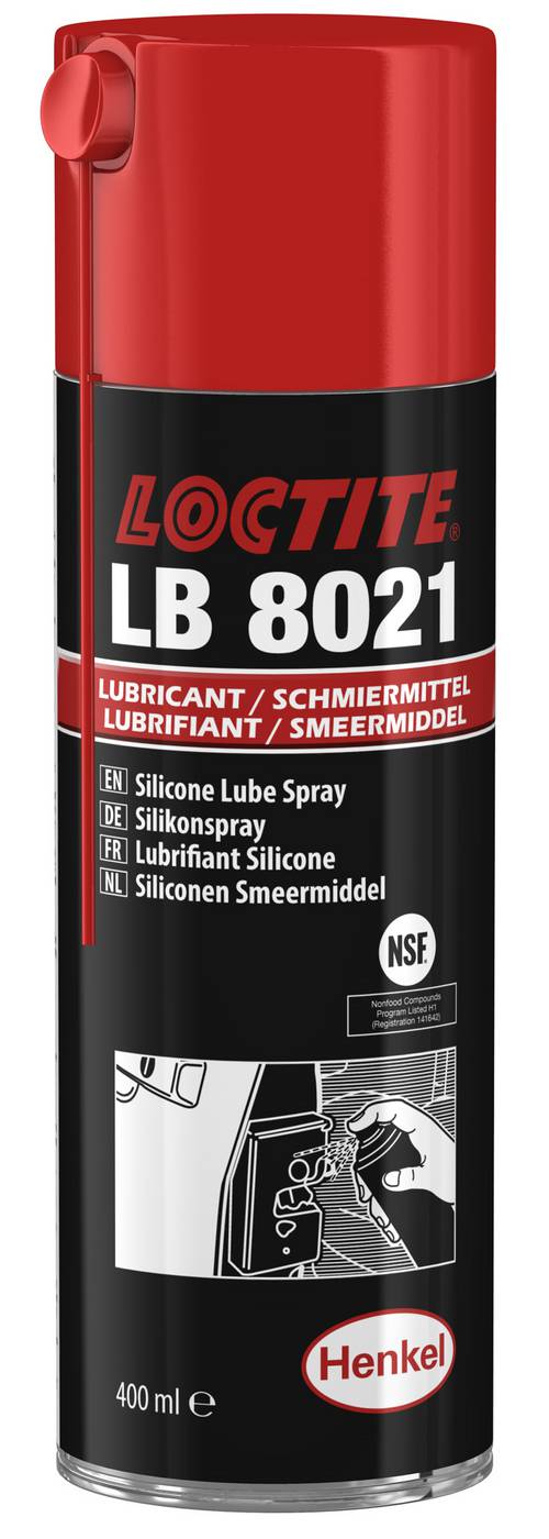 SILIKONSPRAY LB 8021 LOCTITE 400ML - Bild 2