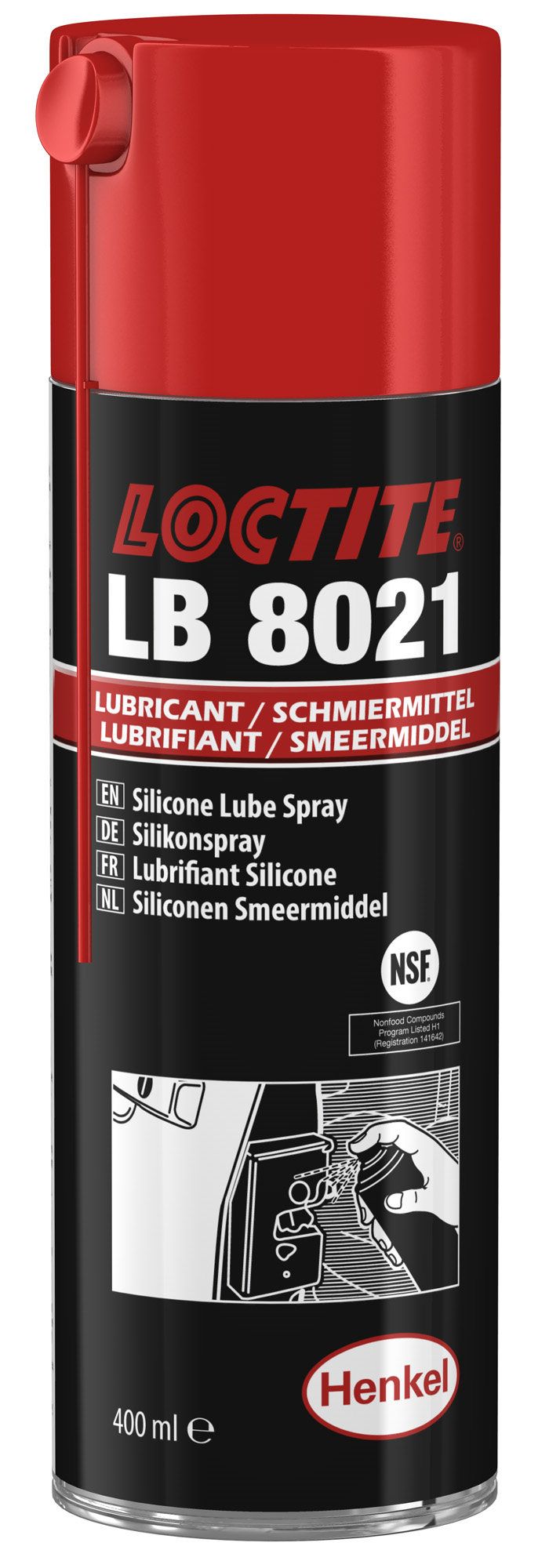 SILIKONSPRAY LB 8021 LOCTITE 400ML