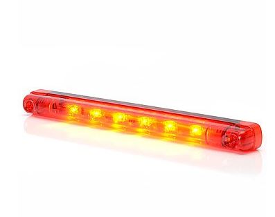 Strands Bromsljus LED (12-24V) Röd lins