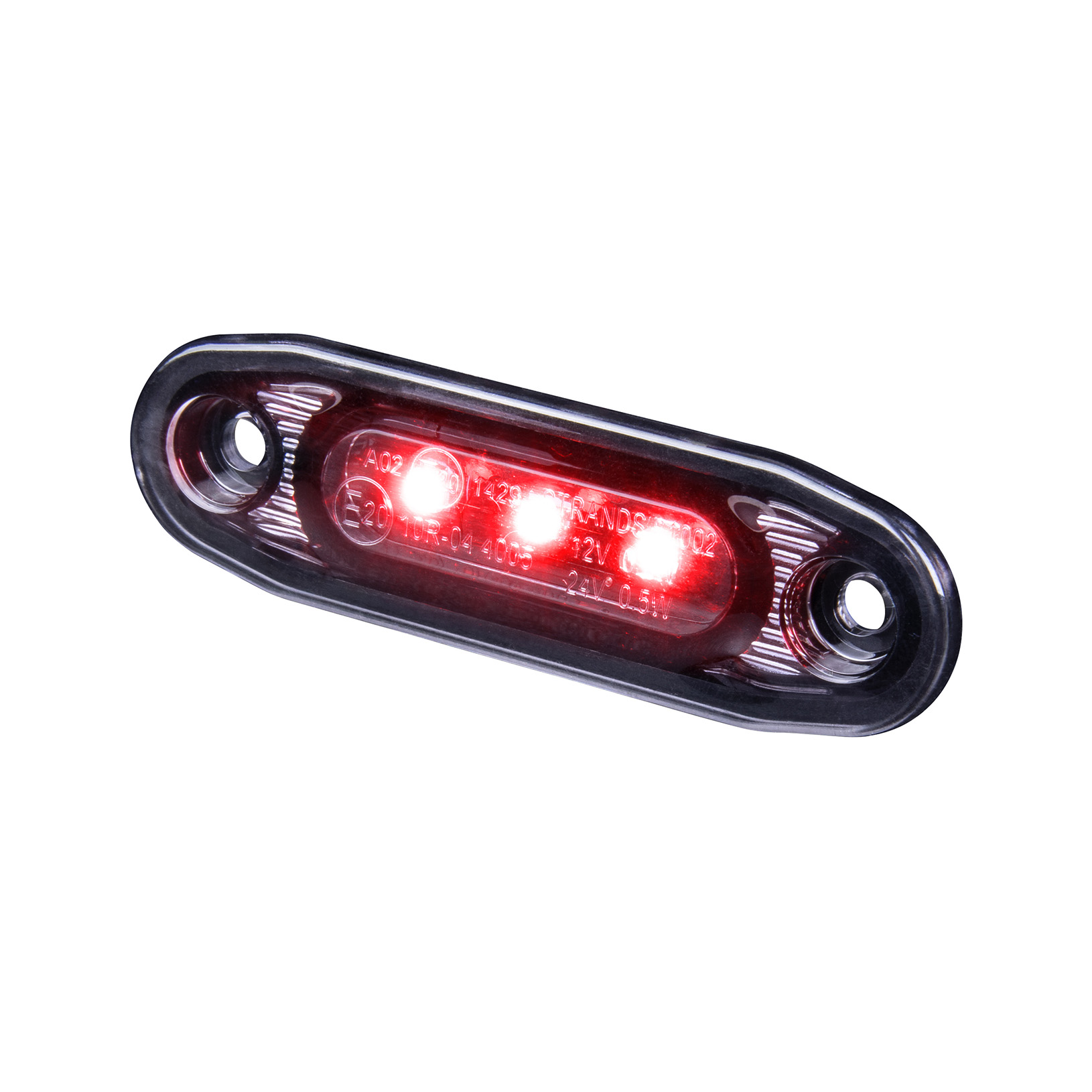 DARK KNIGHT ULTRA SLIM POSITIONSLJUS RÖD LED