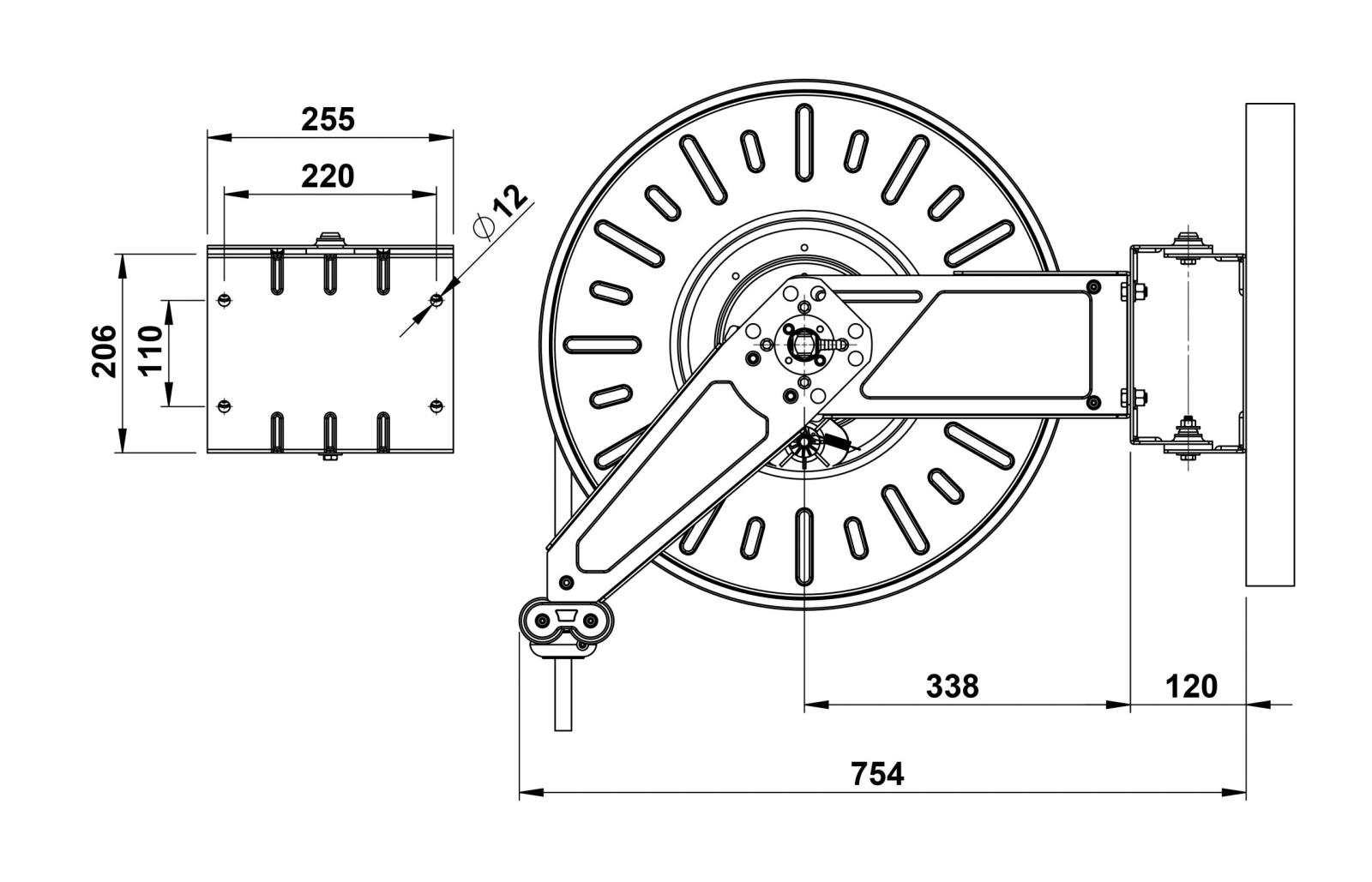 SLANGVINDA GAS 2x10MM SLANG20M