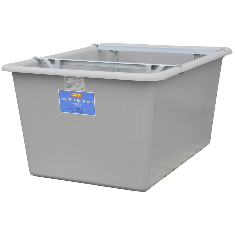 Uppsamlingskärl i glasfiber 1 IBC stål ram - Bild 2