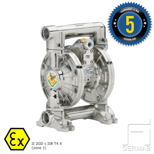 Membranpump 1/2" Aluminium - EPDM 70 l/min