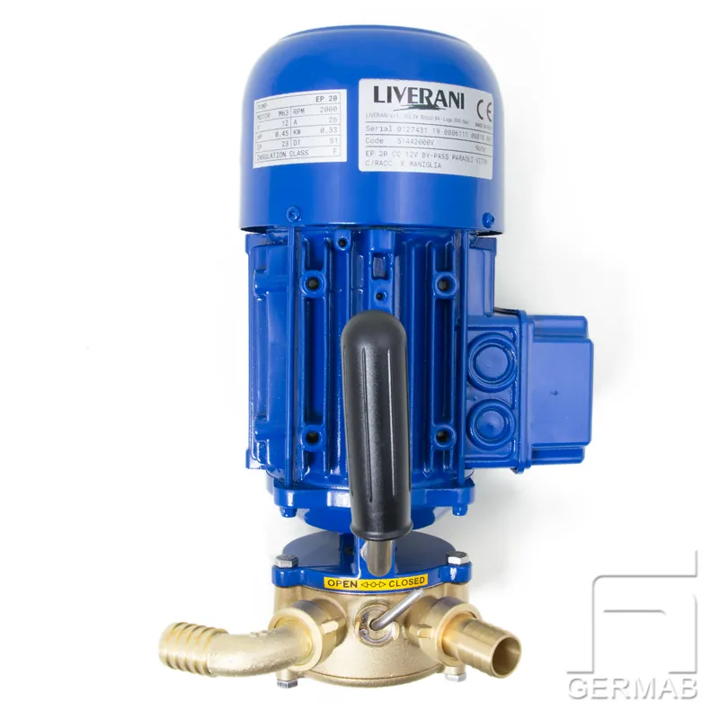 Ringpump 25L/min brons 12V UG 3/4" - Bild 3