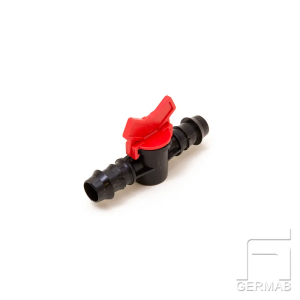 Avstängningsventil PP slangnippel 3/4" PN4