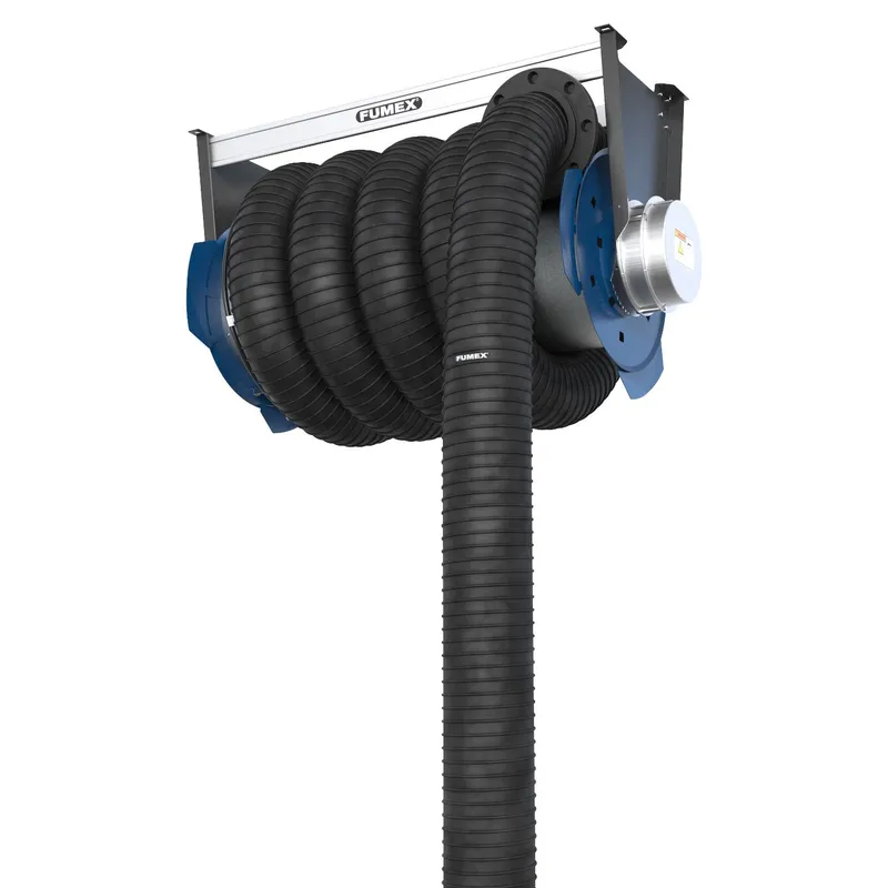 Avgasslangupprullare Ø 150mm längd 5m