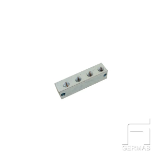 Förgreningsblock med 4 raka smörjpunkter 1/8"