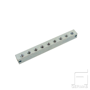 Förgreningsblock med 9 raka smörjpunkter 1/8"