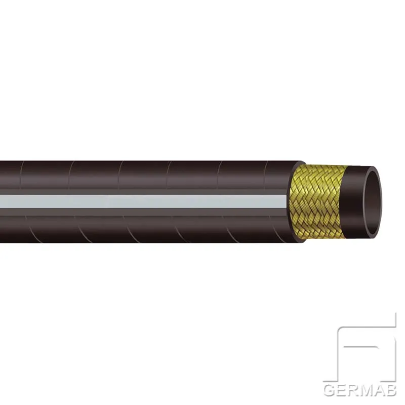 1-ståls flätad hydraulslang SAE 100 - 1" 88bar