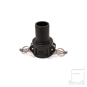 Kamlock hona 3/4" slangnippel polypropylen