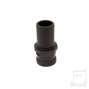 Kamlock E hane 11/2" slangnippel polypropylen