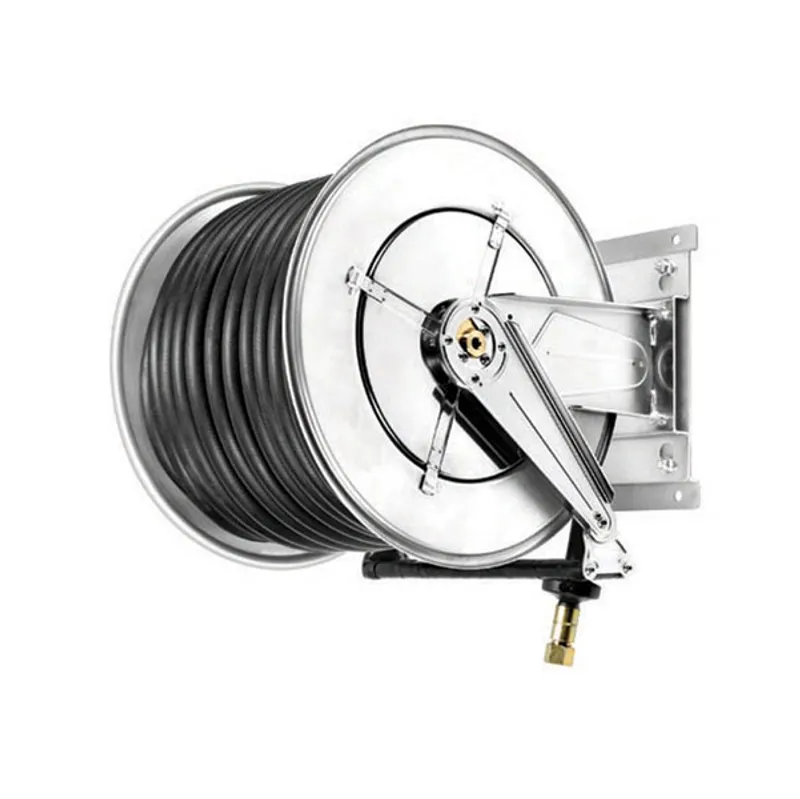 Rostfri Slanguppr. Högtrycksvatten 40m-3/8" 130°C