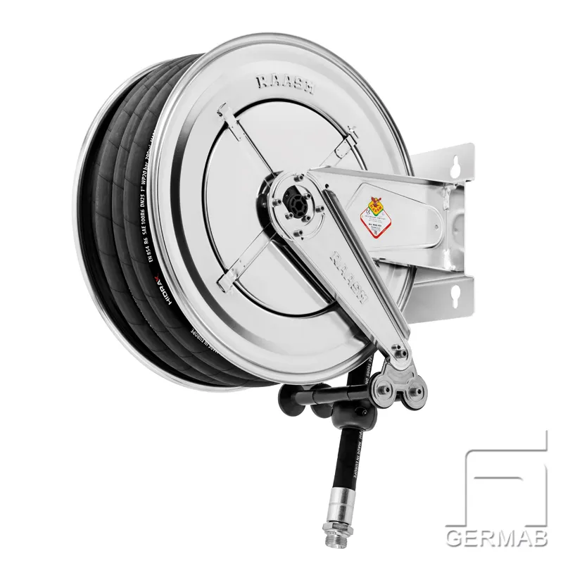 Rostfri Slangupprullare Luft/Vatten 15m-3/4" - Bild 2