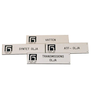 Skylt, "ATF-olja"