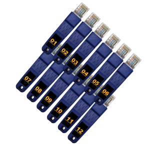 12 st RJ-45-kontakter för remoteenhet Kit