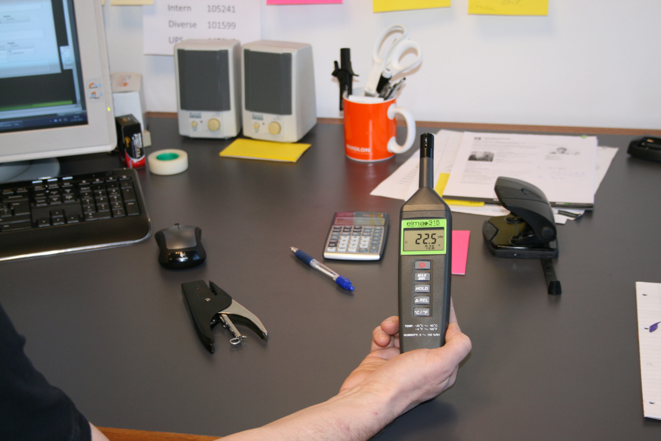 Elma 315 Fukt/Termometer
