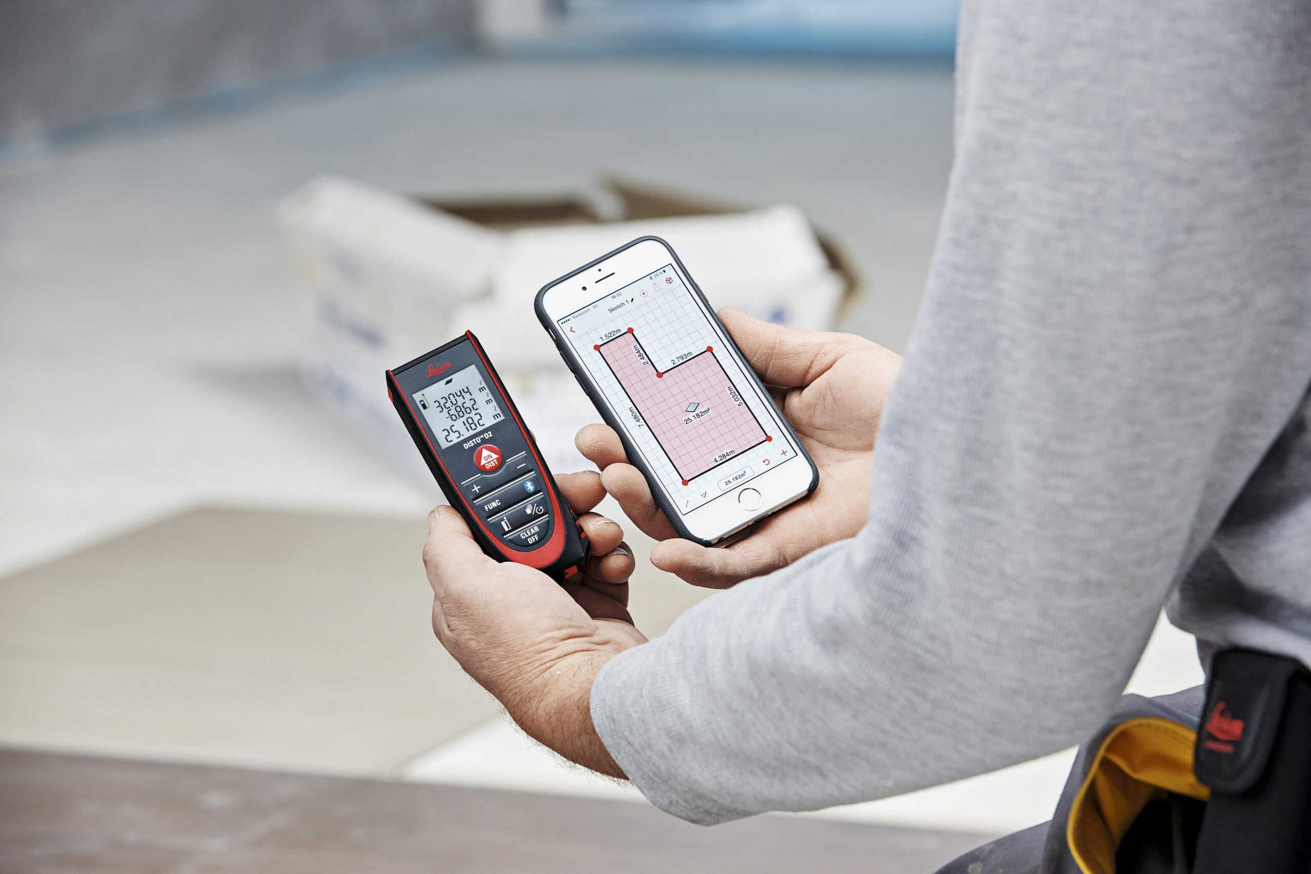 Leica Disto D2 avståndsmätare med BT