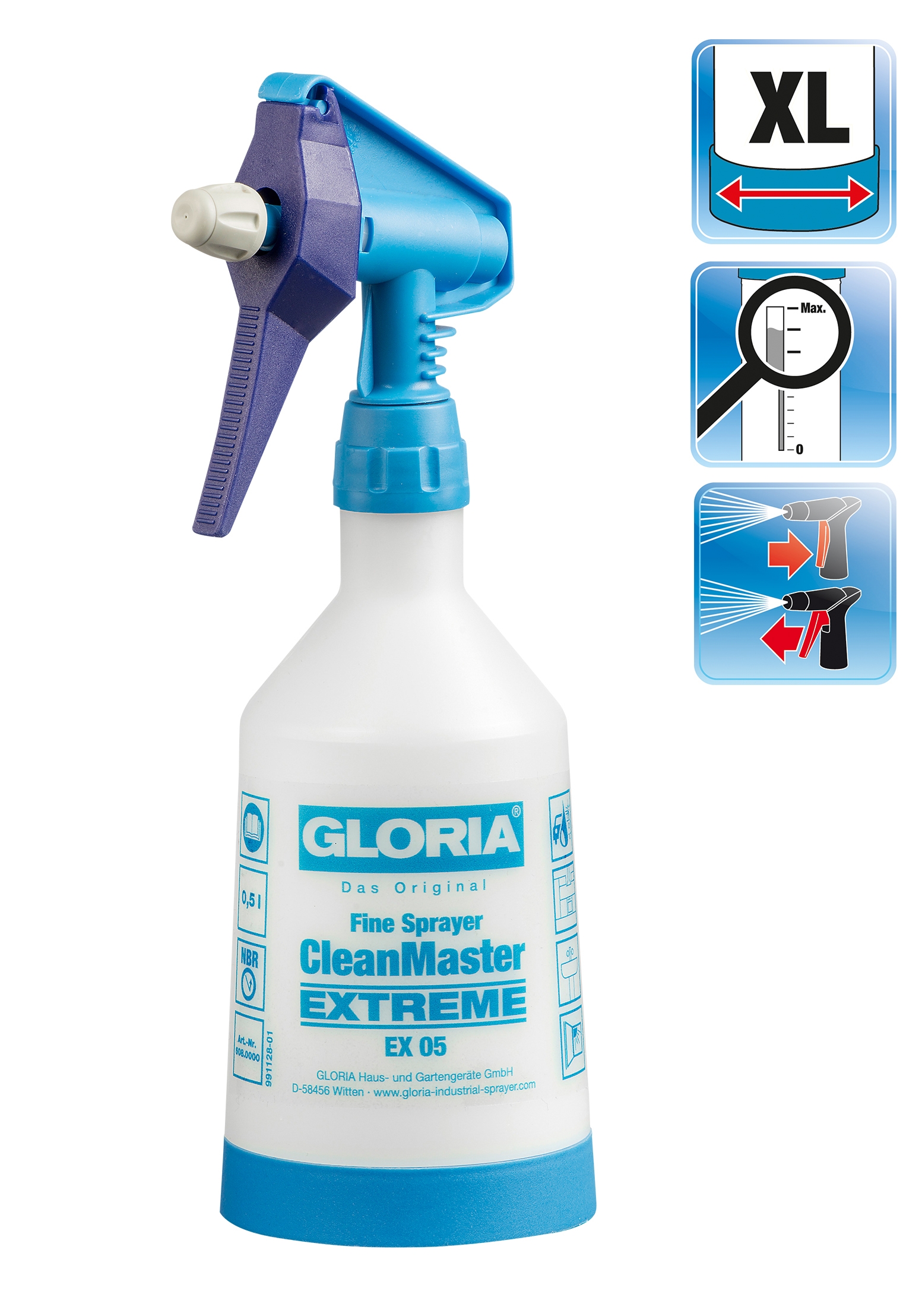 KONCENTRATSPRUTA EX05 0,5 LITER CLEANMASTER EXTREME - Bild 2