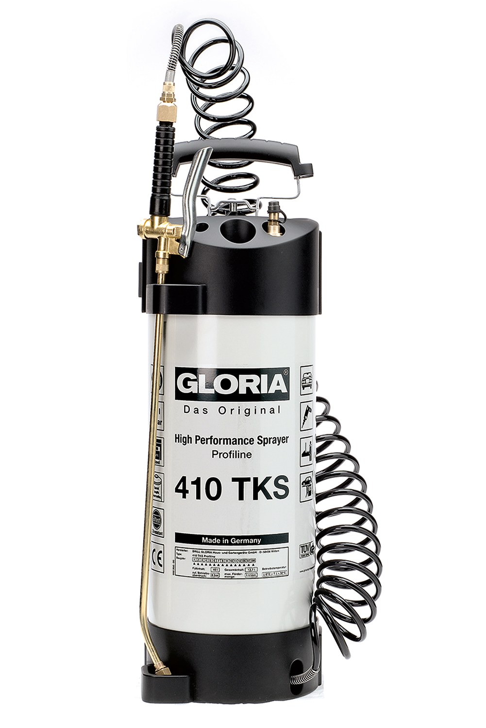 KONCENTRATSPRUTA 410 TKS 10 LITER SPIRALSLANG