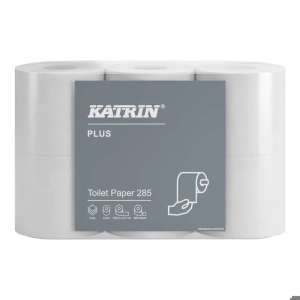 TOALETTPAPPER PLUS 285 KATRIN 3-LAGER 6-PACK