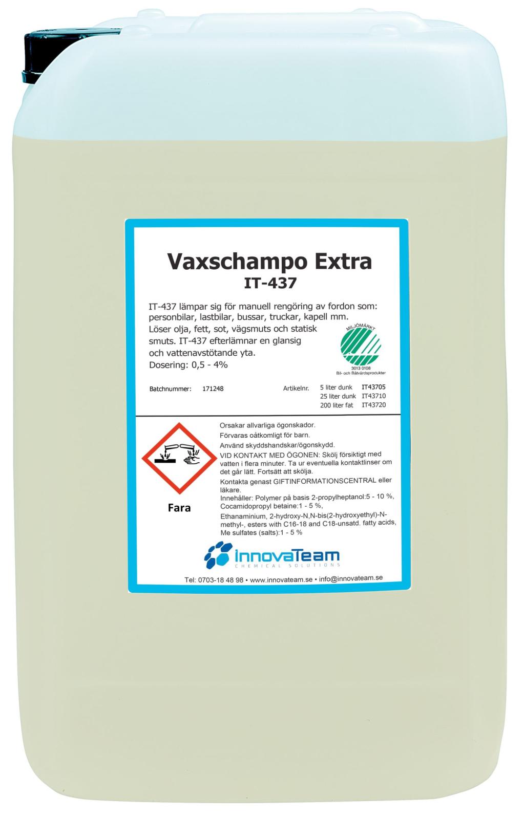 VAXSCHAMPO EXTRA 25L
