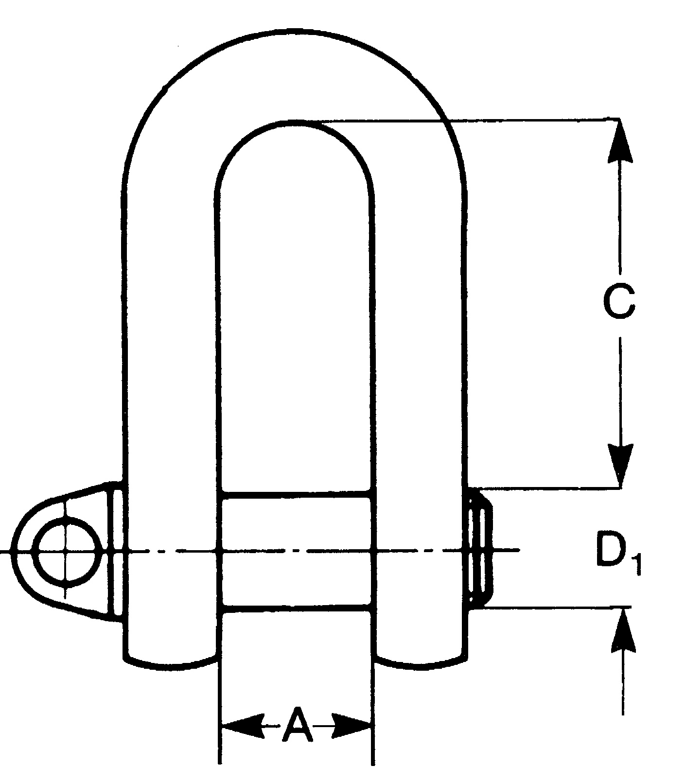 Schackel Rak Kl3 12Mm