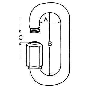 Snabblänk 4Mm