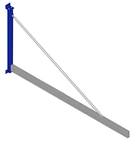 Svängarm Draperi L=6000Mm