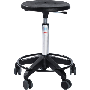 Taburett med Hjul Pu