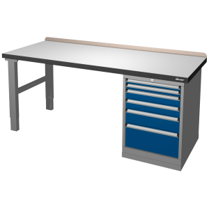 Bord S 750 K3 Stål Komplett med Bords. B2000xdj800tj40mm