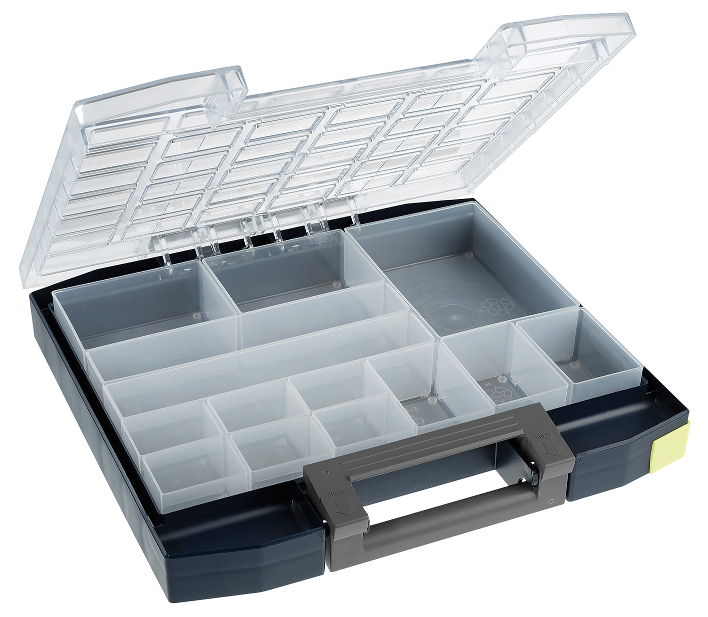 Sortimentsväska Boxxser 55 6X6-14 14 Insatser 55X354x323mm