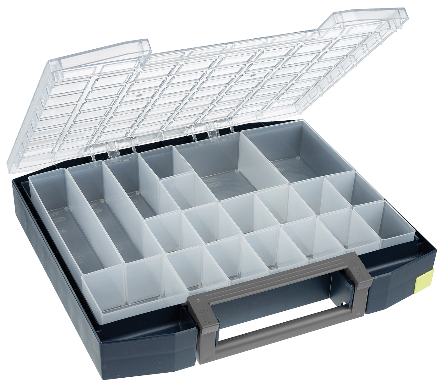 Sortimentsväska Boxxser 80 8X8-20 20 Insatser 78X465x401mm - Bild 2