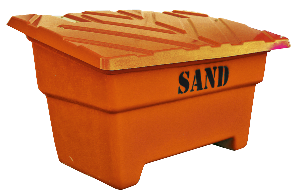 Sandbehållare Orange 550L