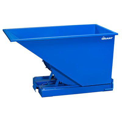 Tippcontainer Gigant 2500L, Blå Ral H1248xb1566xd2073