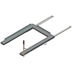 Golvmonterad Utdragsenhet 800Kg 85% Handtagslängd 700Mm