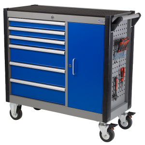 Verktygsvagn 6 Lådor 1 Skåp H1060xb1040xdj470mm