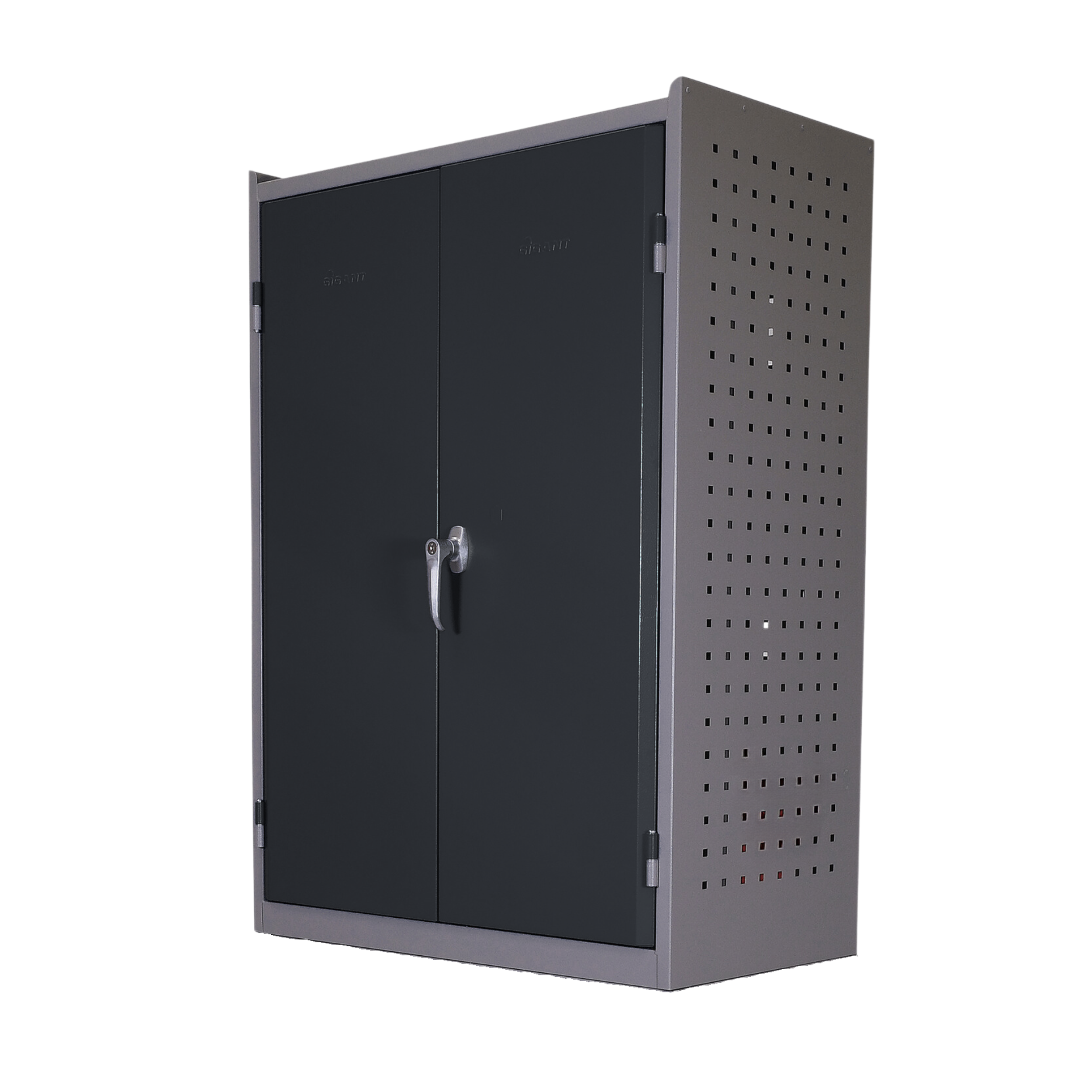 Verktygsvagn Hög Kombination 5 Perforerat Grå/Antracit H1820xb730xd600 - Bild 2