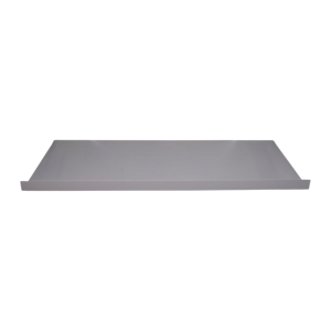 Lutande Hylla med Raskant 930X410mm Grå Ral7037 1-Pack