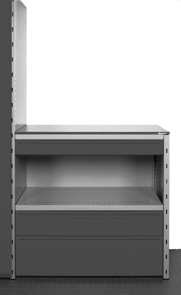 Stållåda för Hylla Antracitgrå Ral7016 400X175mm - Bild 2