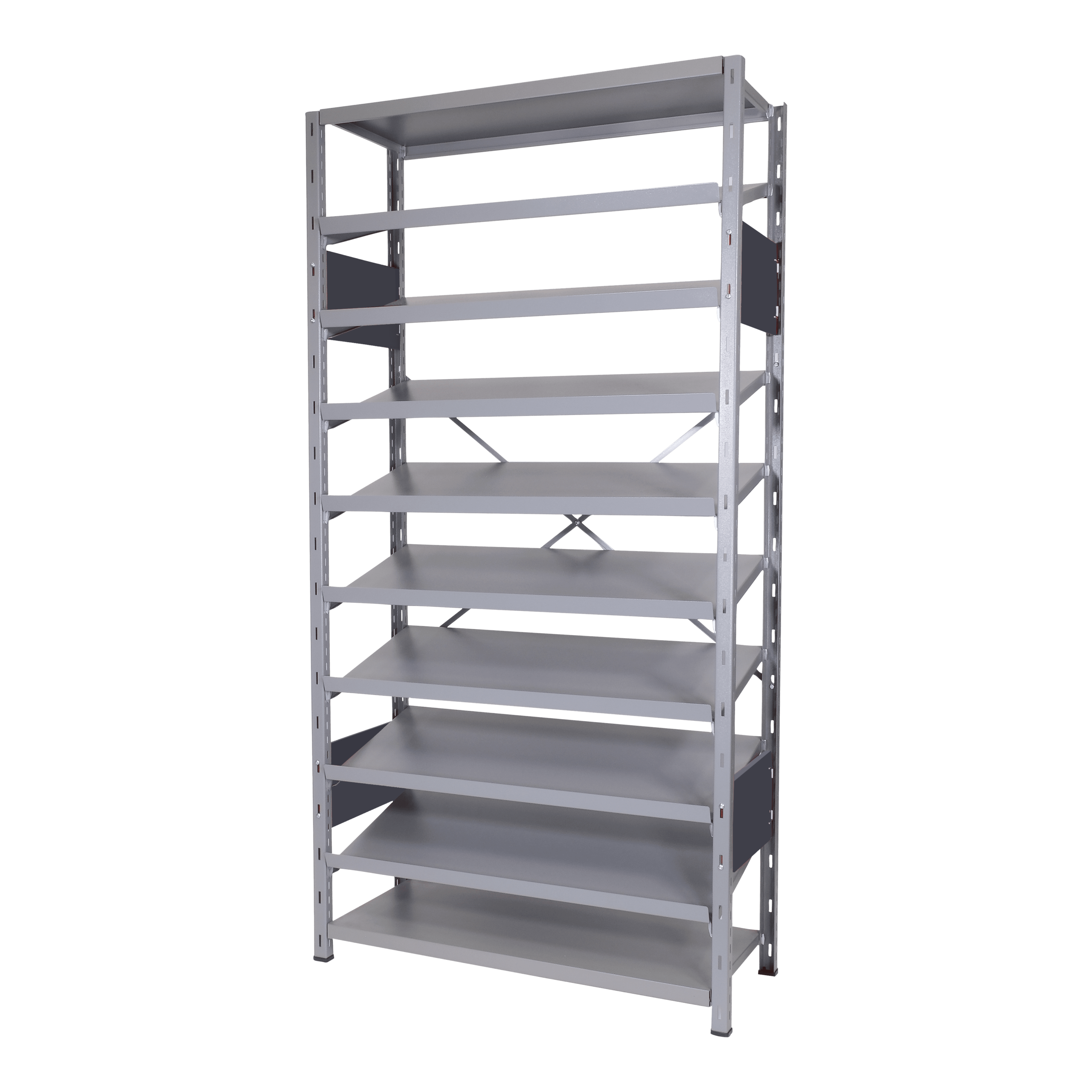 Hylla 1960X965x400 Grå/Antracitgrå Följd K5