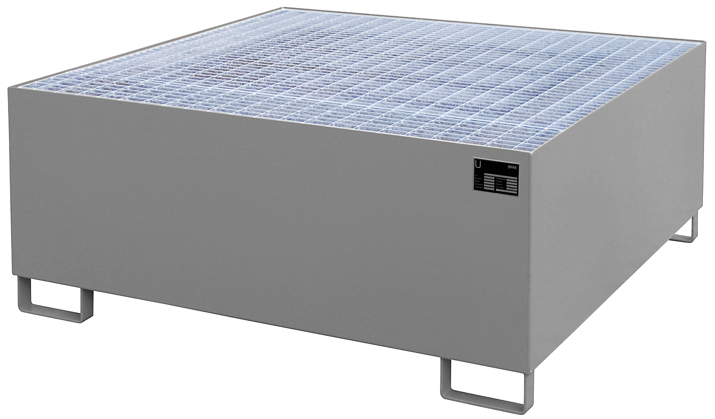 Ibc-Däck 1 Ibc Plåt med Galler L1460xb1460xh620mm 1100L