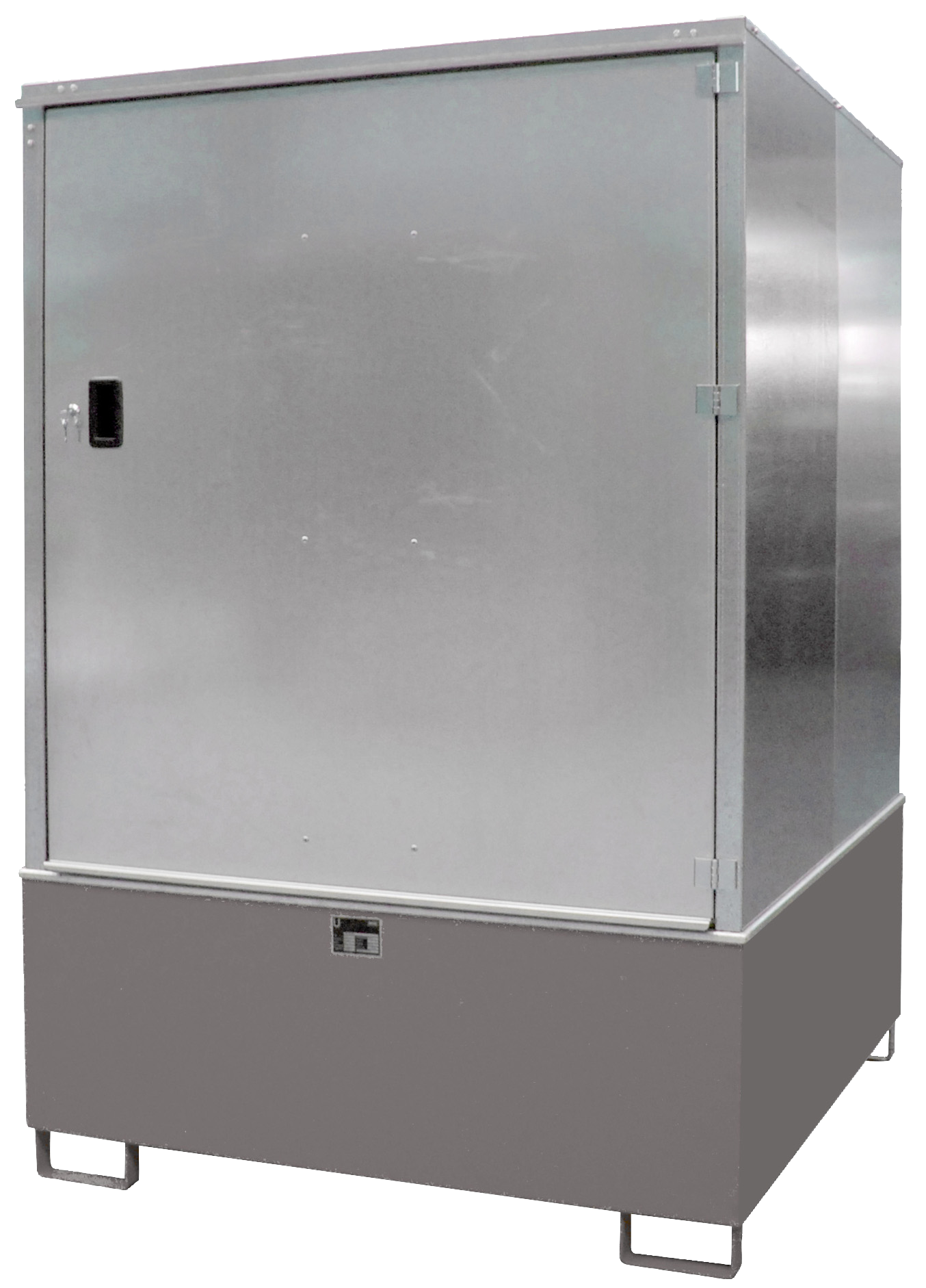 Miljöskåp 4 Fat Stål H1800xb1475xd1490mm 525L