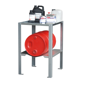 Hylla för 60L Fat Samt Små Behållare 2 Plan L600xb698xh900mm