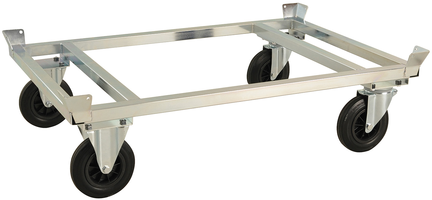 Pallvagn Fast Elförzinkad 1244X844x355mm