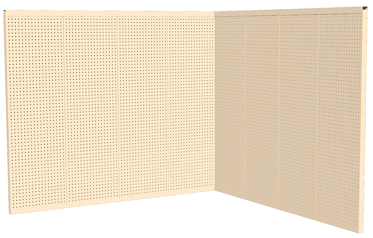 Väggpanel Beige 2St Kompl. Absorberande Perf 50X1200x2400mm - Bild 2